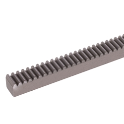 Zahnstange Stahl C45K Teilung 5mm Zahnbreite 15mm Höhe 15mm Nennlänge 250mm, Produktphoto