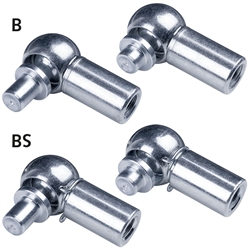 Winkelgelenke DIN 71802 mit Nietzapfen, Stahl verzinkt, Produktphoto