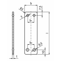 Federblech, Technische Zeichnung