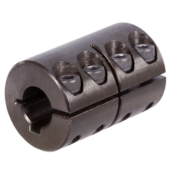 Geschlitzte Schalenkupplungen MAS, Stahl, mit Nut, Produktphoto